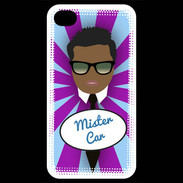 Coque iPhone 4 / iPhone 4S Mister Car Black
