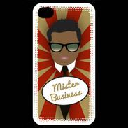 Coque iPhone 4 / iPhone 4S Mister Business Black