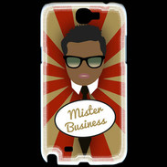 Coque Samsung Galaxy Note 2 Mister Business Black