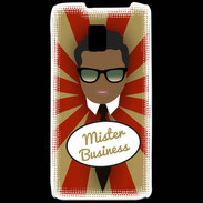 Coque LG P990 Mister Business Black