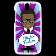 Coque HTC One SV Mister Fashion Black