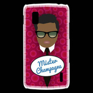 Coque LG Nexus 4 Mister Champagne Black