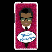 Coque HTC One Mister Champagne Black