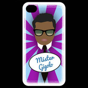 Coque iPhone 4 / iPhone 4S Mister Gigolo Black