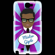 Coque Samsung Galaxy Note 2 Mister Gigolo Black