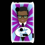 Coque Sony Xperia Typo Mister Gigolo Black