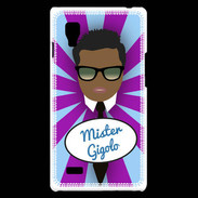 Coque LG Optimus L9 Mister Gigolo Black