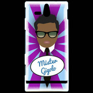 Coque Sony Xperia U Mister Gigolo Black