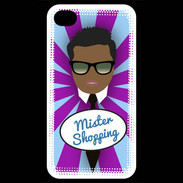 Coque iPhone 4 / iPhone 4S Mister Shopping Black