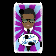Coque Sony Xperia Typo Mister Shopping Black
