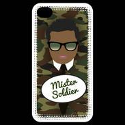 Coque iPhone 4 / iPhone 4S Mister Soldier Black