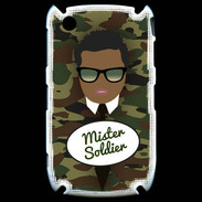 Coque Blackberry 8520 Mister Soldier Black