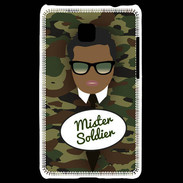 Coque LG Optimus L3 II Mister Soldier Black