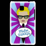 Coque LG Optimus L3 II Mister Swag Blond