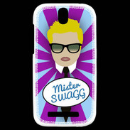 Coque HTC One SV Mister Swag Blond