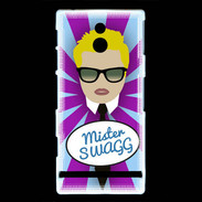 Coque Sony Xperia P Mister Swag Blond