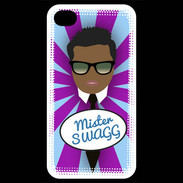 Coque iPhone 4 / iPhone 4S Mister Swag Black