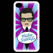 Coque iPhone 4 / iPhone 4S Mister Swag Brun