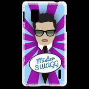 Coque LG Optimus G Mister Swag Brun