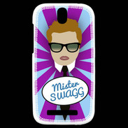 Coque HTC One SV Mister Swag Roux