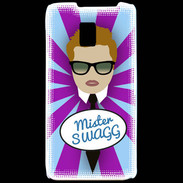 Coque LG P990 Mister Swag Roux