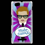 Coque Sony Xperia M Mister Swag Roux