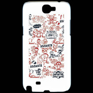 Coque Samsung Galaxy Note 2 Adishatz All Over Rugby