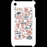 Coque iPhone 3G / 3GS Adishatz All Over Rugby