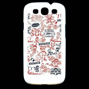 Coque Samsung Galaxy S3 Adishatz All Over Rugby