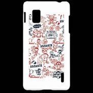 Coque LG Optimus G Adishatz All Over Rugby