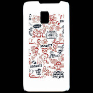 Coque LG P990 Adishatz All Over Rugby