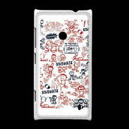 Coque Nokia Lumia 520 Adishatz All Over Rugby