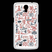 Coque Samsung Galaxy Mega Adishatz All Over Rugby YM