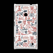 Coque Nokia Lumia 520 Adishatz All Over Rugby YM