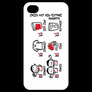 Coque iPhone 4 / iPhone 4S Adishatz Check Fest G