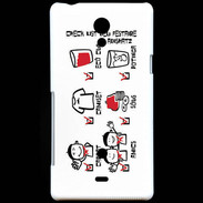 Coque Sony Xperia T Adishatz Check Fest G