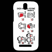 Coque HTC One SV Adishatz Check Fest G