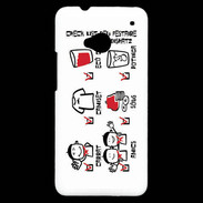 Coque HTC One Adishatz Check Fest G