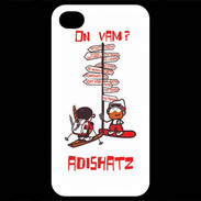 Coque iPhone 4 / iPhone 4S Adishatz Check Hiver G