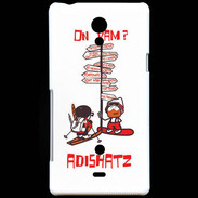 Coque Sony Xperia T Adishatz Check Hiver G