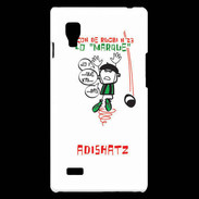 Coque LG Optimus L9 Adishatz Leçon de rugby