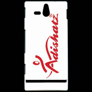 Coque Sony Xperia U Adishatz logo