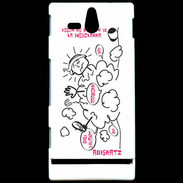 Coque Sony Xperia U Adishatz Mesclanha