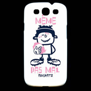 Coque Samsung Galaxy S3 Adishatz rugby Même pas mal