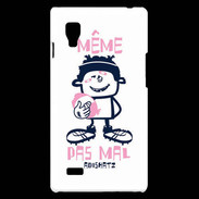 Coque LG Optimus L9 Adishatz rugby Même pas mal