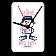 Grande pendule murale Adishatz rugby Même pas mal