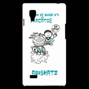 Coque LG Optimus L9 Adishatz Placage rugby