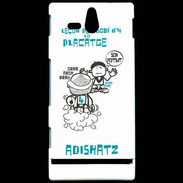 Coque Sony Xperia U Adishatz Placage rugby