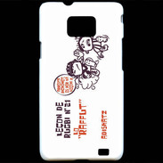 Coque Samsung Galaxy S2 Adishatz Raffut au rugby