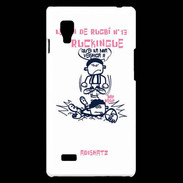 Coque LG Optimus L9 Adishatz Ruck rugby